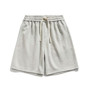 Quần Short Thể Thao Nam Mùa Hè Thoáng Khí Thêu Chữ Gothic Phong Cách Nhật Bản Quần Dài Năm Điểm Rộng Rãi Thoải Mái