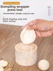 XUNHUAI | Dough Press Wooden Mold for Dumpling Wrappers Small