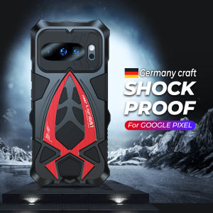 Military Grade Heavy Mixed Armor Metal Phone Case for Google Pixel 10 9 Pro 9A Luxury Rugged Shockproof Back Cover Bumper