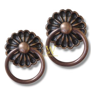 Tarikan Pintu Gebyok Kuningan Motif Gby 045 Antik 2 Pcs