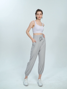 Quần jogger dài lưng cao thể thao nữ thích hợp tập gym yoga chạy bộ đạp xe XGYM có big size X9051