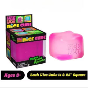 hot Schylling Needoh pizza Sensory Fidget Cube Stress Relief Squishy Cube Anti-Anxiety Squeeze Toy For Focus ADHD Population