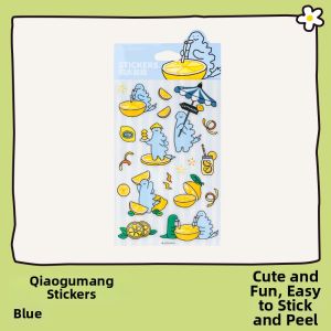Nusign | Cartoon Dinosaur PVC Waterproof Stickers For Indexing & Storage Decoration