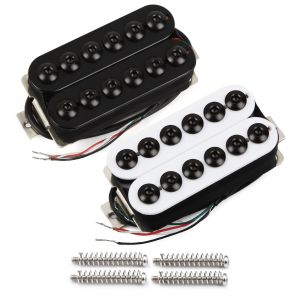FLEOR 1pcs Ceramic Electric Guitar Humbucker Pickup High Output Neck /Bridge Pickup Big Hex Pole-pieces 4-Wires Coil Splitting