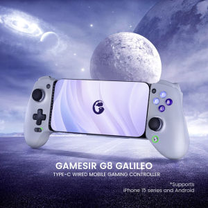 Salange GameSir G8 Galileo Type-C Gamepad Mobile Phone Controller with Hall Effect Stick for iPhone 15 Android PS Remote Play Cloud Game