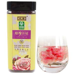 Mei Yuan Large Bud Rose Flower Crown Tea 30g Canister Edible Dry Rose Petal Tea for Brewing And Drinking throughout the Year