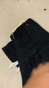 7702 STRECHABLE GARTERIZED PLUS SIZE CAPRI PANTS