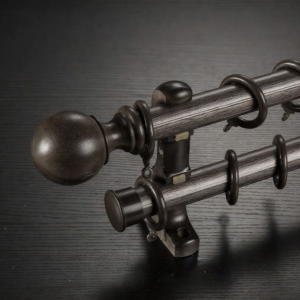 MOLORE | Heavy-duty Metal Curtain Rod with Accessories