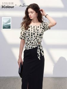 3COLOUR·S | Summer New Short Sleeve Collar Blouse