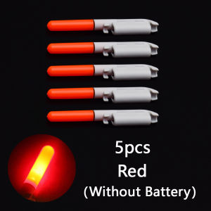 （Without Battery）5 pcs LED Fishing Rod Light Fishing Light Accessories Night Light Positioning Bait Light Suitable for Lure