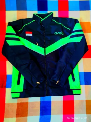 Jaket grb terbaru logo bordiran bisa di pakai bolak balik