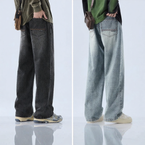TUCANO | Retro Street Style Spring Straight Leg Loose Wide Jeans