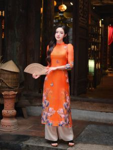 ❤️ Áo dài cao cấp đẹp 4 tà thêu đẹp mềm mại giá rẻ hàng thiết kế