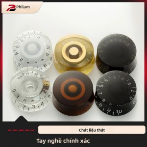 Nút Chỉnh Tốc Độ PHRILAM 18-Spline Dành Cho Đàn Guitar Điện Les Paul Của Mỹ Núm Điều Chỉnh Âm Lượng Chất Lượng Cao Chất Liệu Nhựa