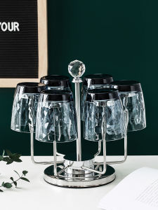 YOGEHOME | Nordic Resistant Diamond Glass Cup 6pcs