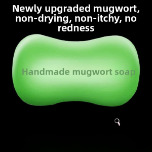 Lucky Aromatherapy Artemisia Essential Oil Soap Gentle Full Body Cleansing Mens Bath Soap Handmade Soap Fungus Eliminating