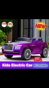【SG Ready Stock】Kids Electric Car Rolls Royce Ride On Toy Car with Remote Control★Premium Version√Large Size√Cool Look√Toddler/Kid/Children Birthday/Christmas Gift/Presents√