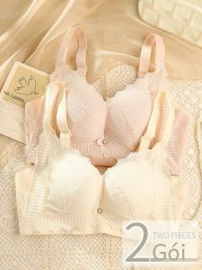 Áo Ngực Bằng Cao Su Latex Không Dây Cho Nữ Mùa Hè Chống Chảy Xệ Không Dây Nâng Ngực Bó Sát Kiểu Dáng Chữ V Viền Ren