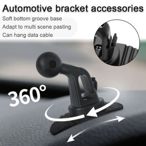 New Dashboard Desktop Car Base with Curved Adhesive Universal Car Phone Holder Accessory Ball Head That Can Rotate 360°