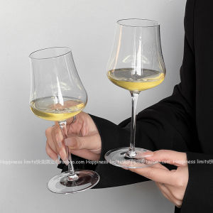 ชาน้ำส้มสายชูไวน์แดงสไตล์เรโทรแบบเรียบง่าย แก้วไวน์แดง แก้วไวน์ แก้วบุหรี่ กันน้ำแข็ง แก้วใส 201-300 มล.