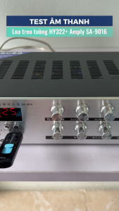 Amply Chuyên Dụng SAST SA-9016 150W Hỗ Trợ USB/SD/FM Có Remote dùng cho loa âm trần treo tường..
