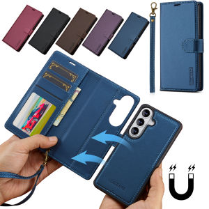2 in 1 Magnetic Flip Leather Case For Samsung Galaxy A14 A15 A16 A17 A34 A35 A36 A37 A54 A55 A56 A57 4G 5G Wallet Phone Cover