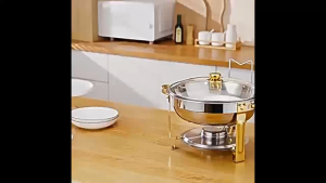 Luxury buffet service alcohol-heated food warmer Stainless steel buffet stove For catering/buffet/party/family gathering