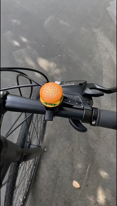 Universal Burger Road Bike Bell Cartoon Bicycle Super Loud Horn/Children Mountain Bike Handlebar Ring/Hamburger Fries De
