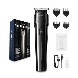 ENCHEN BEARDO Mens Multi-Purpose Hair Clipper Body Facial Trimmer Beard Shaver Safety Lock Design 4 Nozzles Type-C Charging