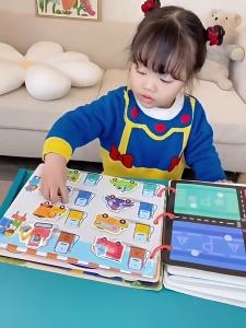 NIKO 30 Pages Sticker Game Busy Book For Toddlers Baby Activity Book Early Education Learning Book