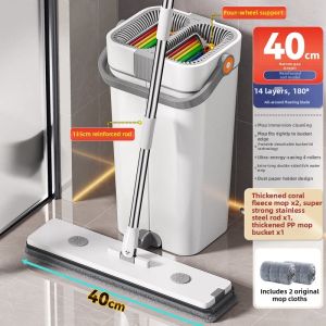 JOYBOS | Hands-Free Easy Clean Dry & Wet Floor Mop