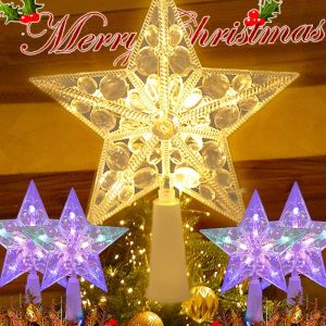 New LED Five-Pointed Star Christmas Tree Ceiling Light 18cm Christmas Tree Decorations Home Party Wedding Christmas Decoration Lighting Props