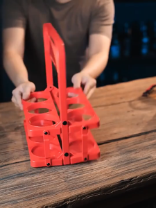 Beer Bottle Carrier 6 Pack Rak Bir Genggam yang Dapat Digunakan Kembali Memudahkan Pelayan Bawa Banyak Minuman Desain Ergonomis Ringan