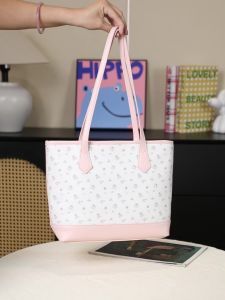 Disney Strawberry Bear Shoulder Bag Handbag Crossbody Bag Pink White