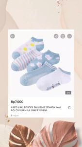 KAOS KAKI PENDEK PANJANG SEMATA KAKI POLOS WARNA & GARIS WARNA