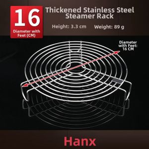 HANXIAO | Food Grade 304 Stainless Steel Steamer Rack