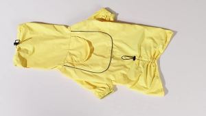 HamshMoc Dog Sun Protection Rain Cape Portable Packable Pet Raincoat with Reflective Strip for Medium Large Dogs Outdoor Walking