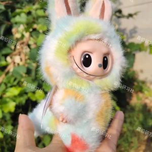 For/Cloth Labubu Doll Angel Clothes Cute Wings With Tail Jumpsuit Vinyl Doll Clothes Accessories Labubu Eye Stickers