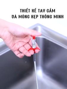 Dụng Cụ Gắp Rác Thông Cống Dài 2 Mét Cây Que Móc Cống Gắp Lông Tóc Thông Tắc Bồn Cầu Ống Cống Gắp Đồ Bị Rơi babo (TA04)