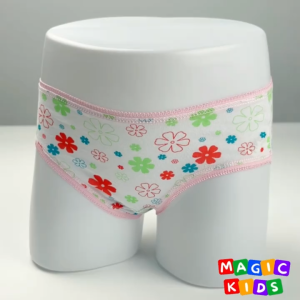 Kids Underwear 6in1 High Quality Panties Cute Floral Design Soft & Comfortable Panty for Girl 2-12Y