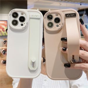 Pure Color Silicone Phone Case for iPhone 13 14 pro Max Full Cover Anti-Fall Mens Womens Simple Style Protective Shell