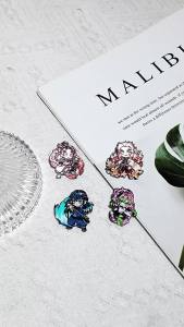 Bandai | Trâm Cài Men Anime Nhân Vật Hoạt Hình Men Cứng Huy Hiệu Kim Loại Quà Tặng Sưu Tầm Dành Cho Người Hâm Mộ Anime Trang Trí Balo