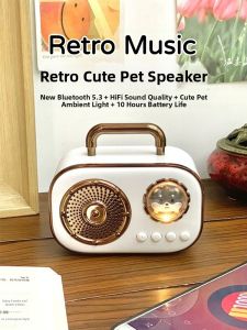 Portable Retro Wireless Bluetooth Speaker High Sound Quality Mini Sound Cannon Birthday Gift 322D Compact Music Sound System
