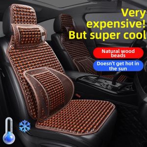 TANGJIXIONG | Ventilated Cooling Wooden Beads Car Front Seat Cushion