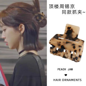 Acetate Shark Clip Hair Accessories Womens Summer Fashion Top Floor Zhou Xijing Stylish Hairpins for Bun Hairstyling