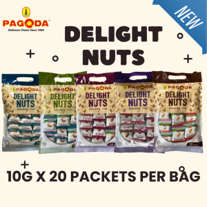 Pagoda’s Delight Nuts – 10g X 20 Mini Packs in a bag