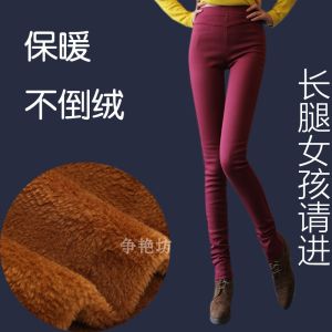 Spring Thicker Fleece Soft Stretchy Leggings