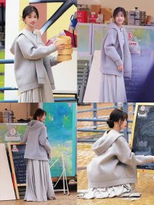 SUHUIQIAN | Womens Hooded Cardigan Spring and Autumn