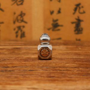 925 Silver Pure Silver 【Gesang Flower】 Three-Way Pendant National Style Design Three-Way Accessory Diameter 10mm Jewelry