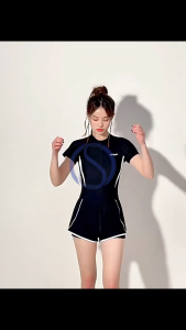 Bộ Đồ Bơi Nữ Tập Gym 1 Mảnh Ngắn Tay YUKE 1957
